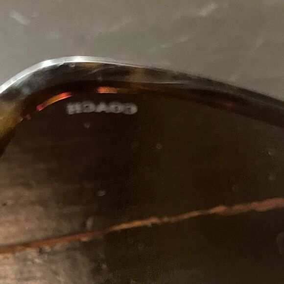 COACH Kissing C Square Black Sunglasses L948 HC8145 NO CASE - Picture 5 of 11